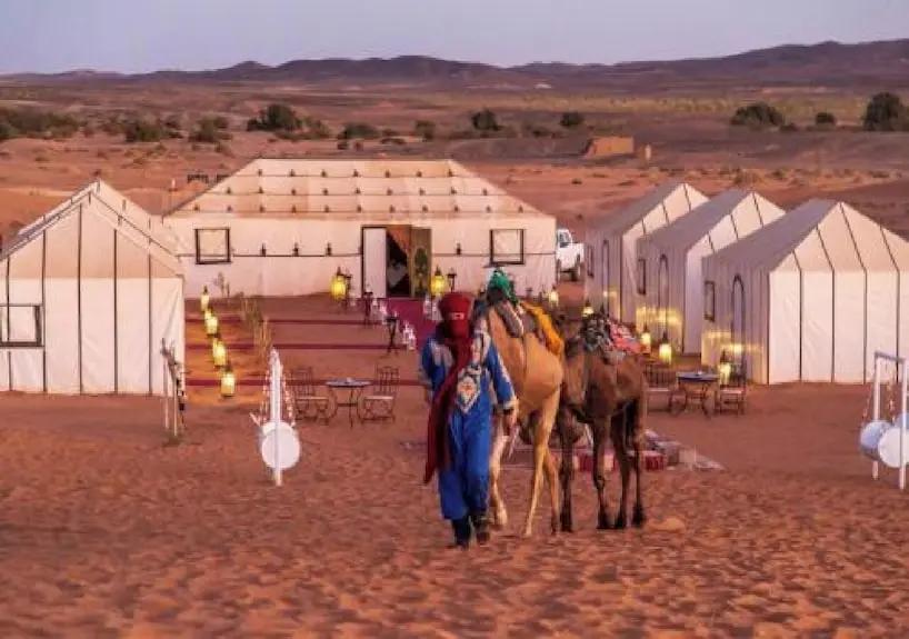 Luxury desert camp Merzouga Morocco Booking hotels accommodation trip