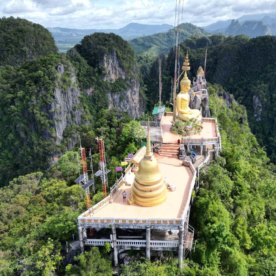 Krabi Tiger Cave, Hot Springs and Emerald Pool Jungle Tour 