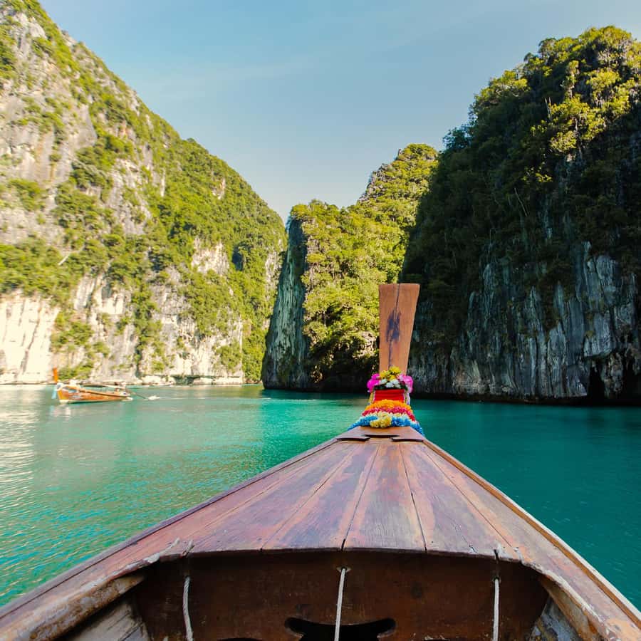 From Phi Phi Half Day Longtail Boat Tour with Snorkeling 