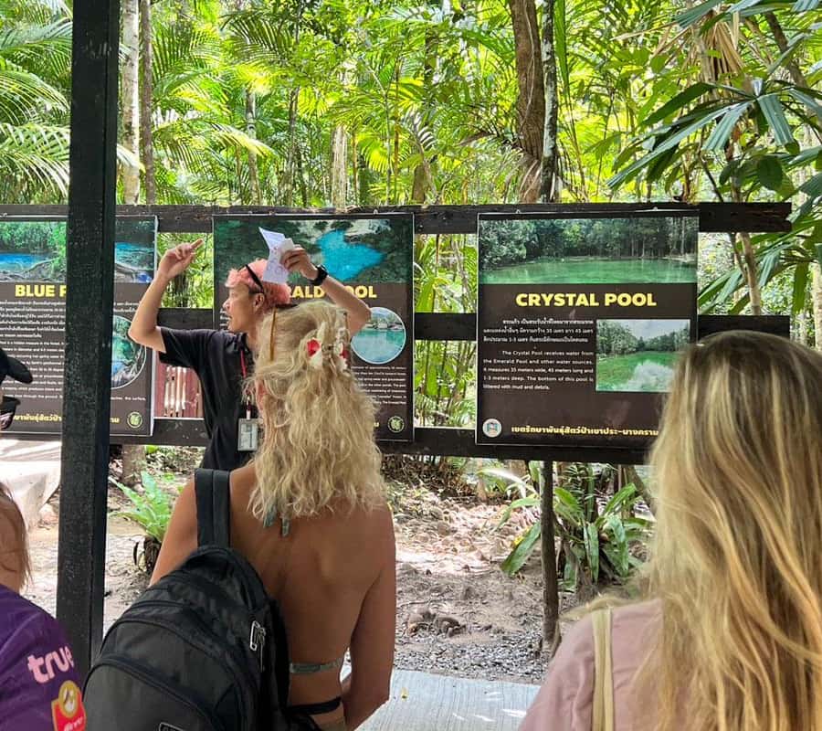 Krabi Tiger Cave, Hot Springs and Emerald Pool Jungle Tour 