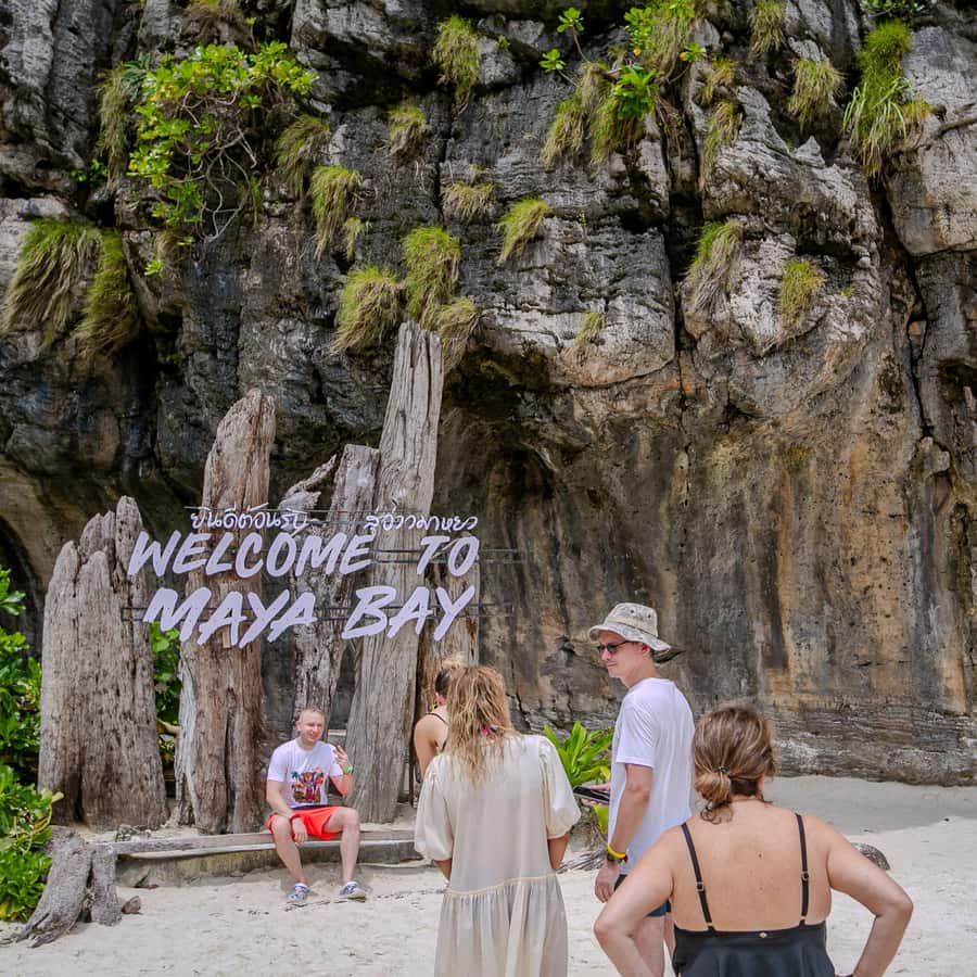 From Phi Phi Half Day Longtail Boat Tour with Snorkeling 
