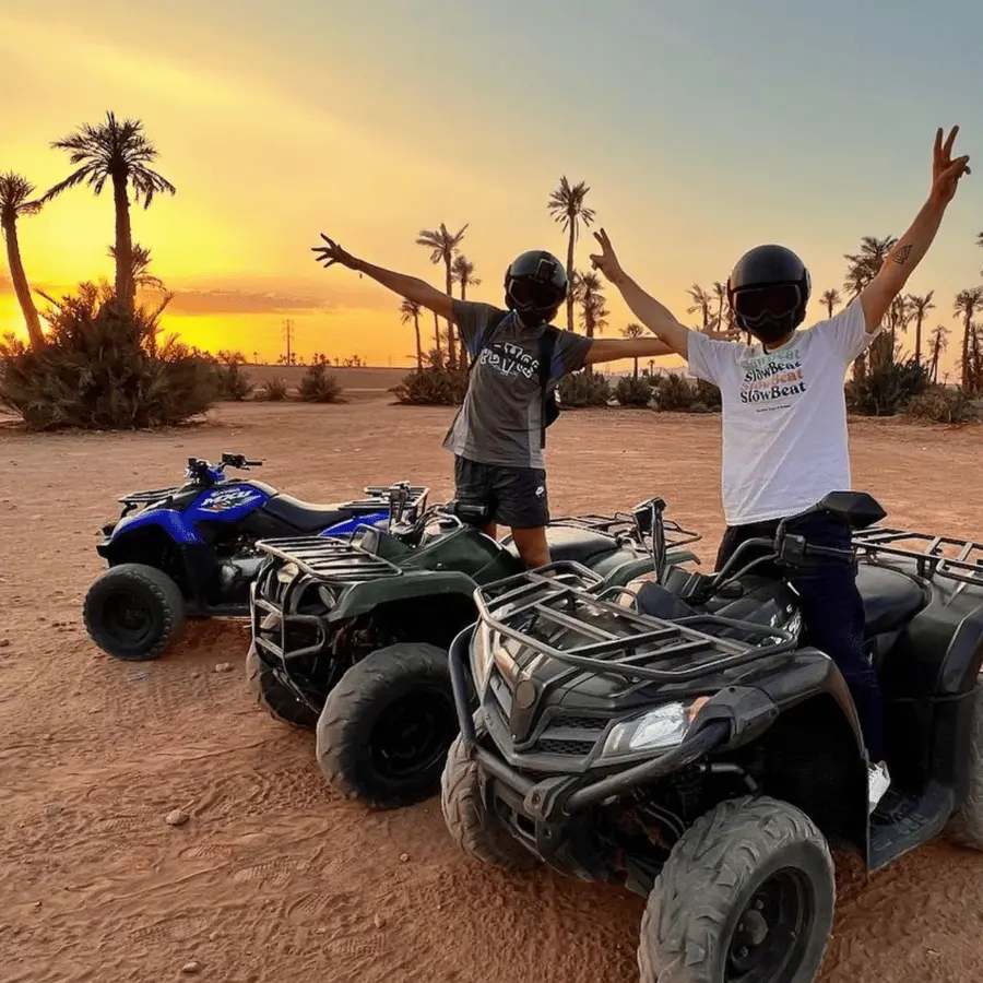 Marrakech: Dunes of the Palmeraie Quad Bike Ride with Tea Hotels Booking Trips
