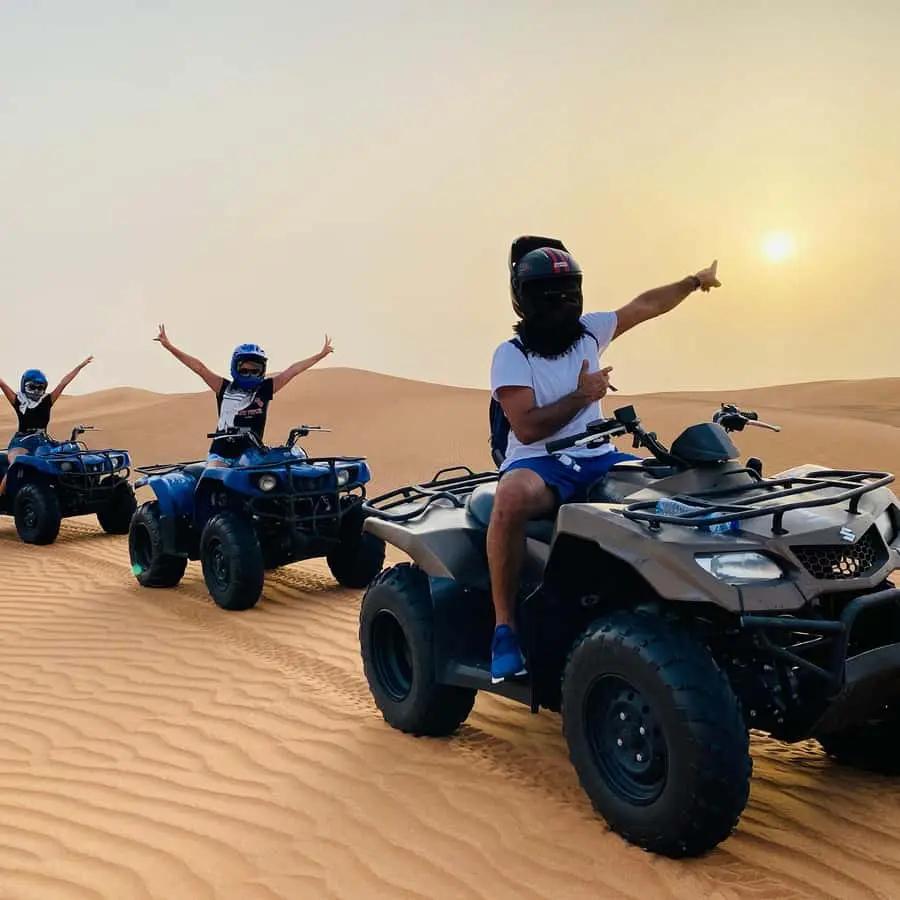 Dubai: Desert Safari, Quad Bike, Camel Ride & Al Khayma Camp Hotels Booking Trips
