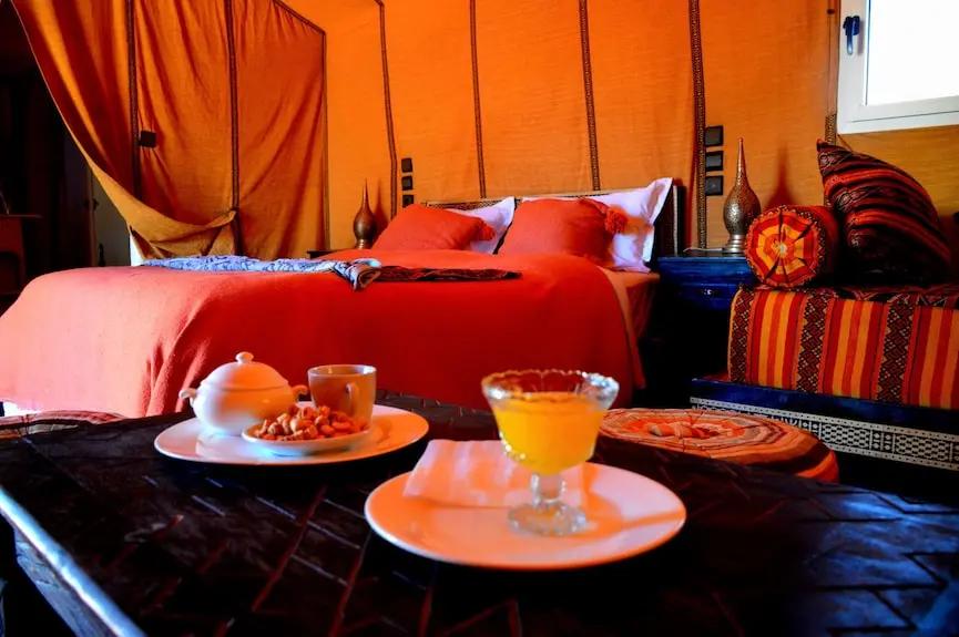 Luxury desert camp Merzouga Morocco Booking hotels accommodation trip