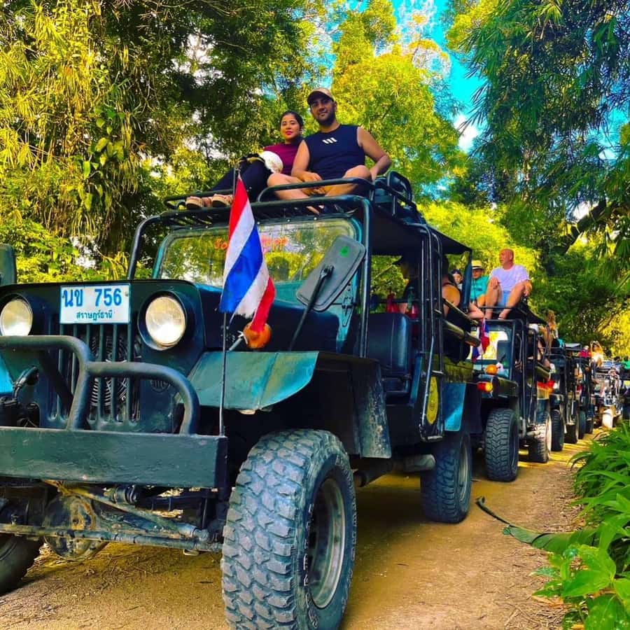 Koh Samui: Mr.Ung's 4WD Wild Jungle Safari Tour with Lunch Hotels Booking Trips