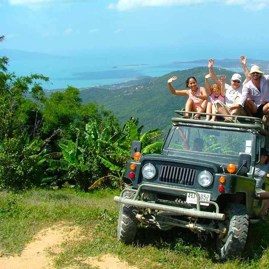 Koh Samui: Mr.Ung's 4WD Wild Jungle Safari Tour with Lunch Hotels Booking Trips