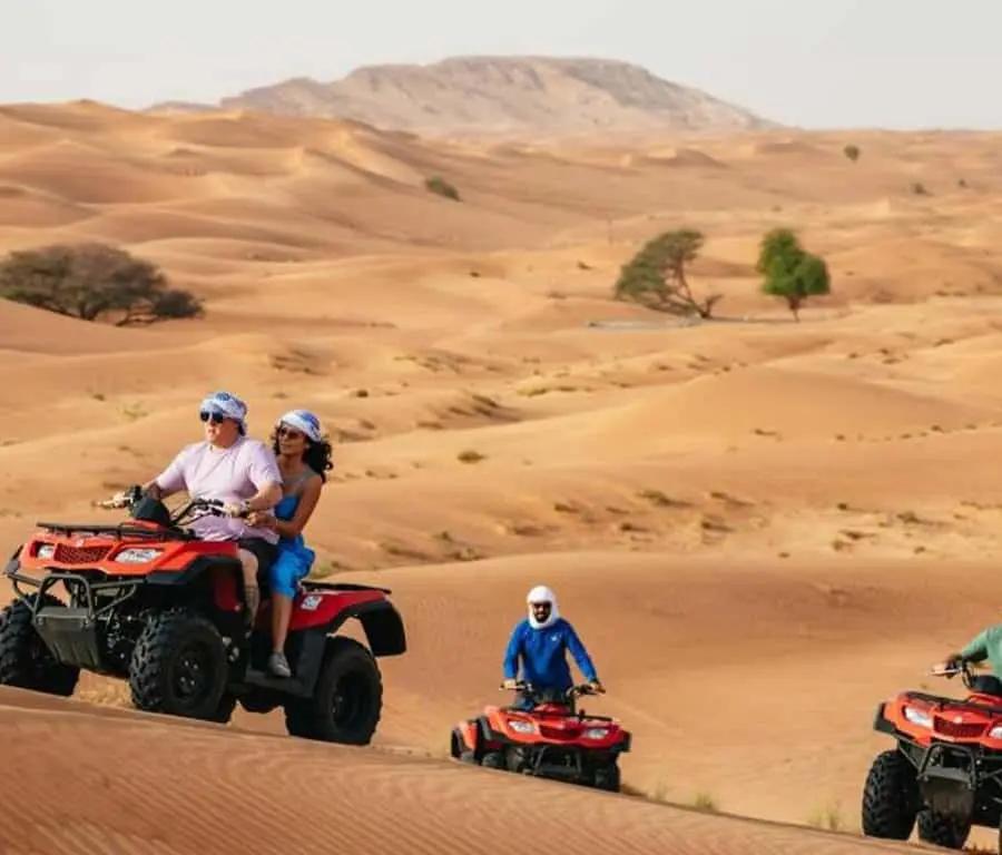 Dubai: Quad Bike, Dune Buggy, and Sandboarding Experience Hotels Booking Trips