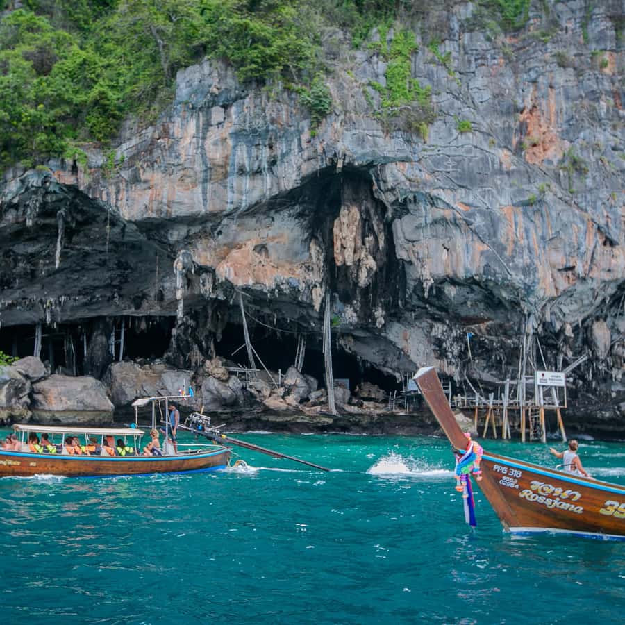 From Phi Phi Half Day Longtail Boat Tour with Snorkeling 