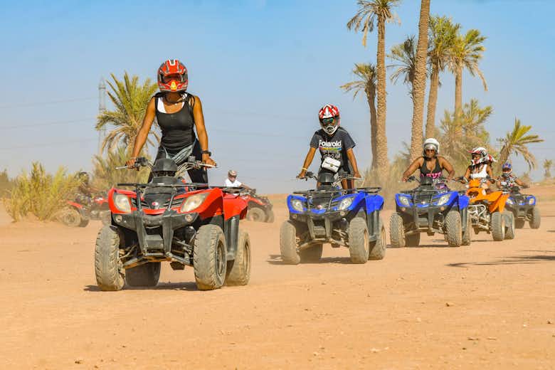 Marrakech Take a 2-hour quad ride through the foothills and landscapes Booking hotels accommodation trip