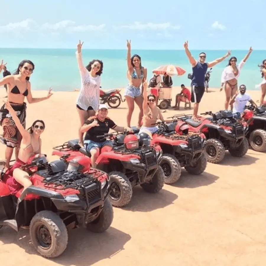 Agadir/Taghazout: ATV Quad Bike Desert Safari and Beach 