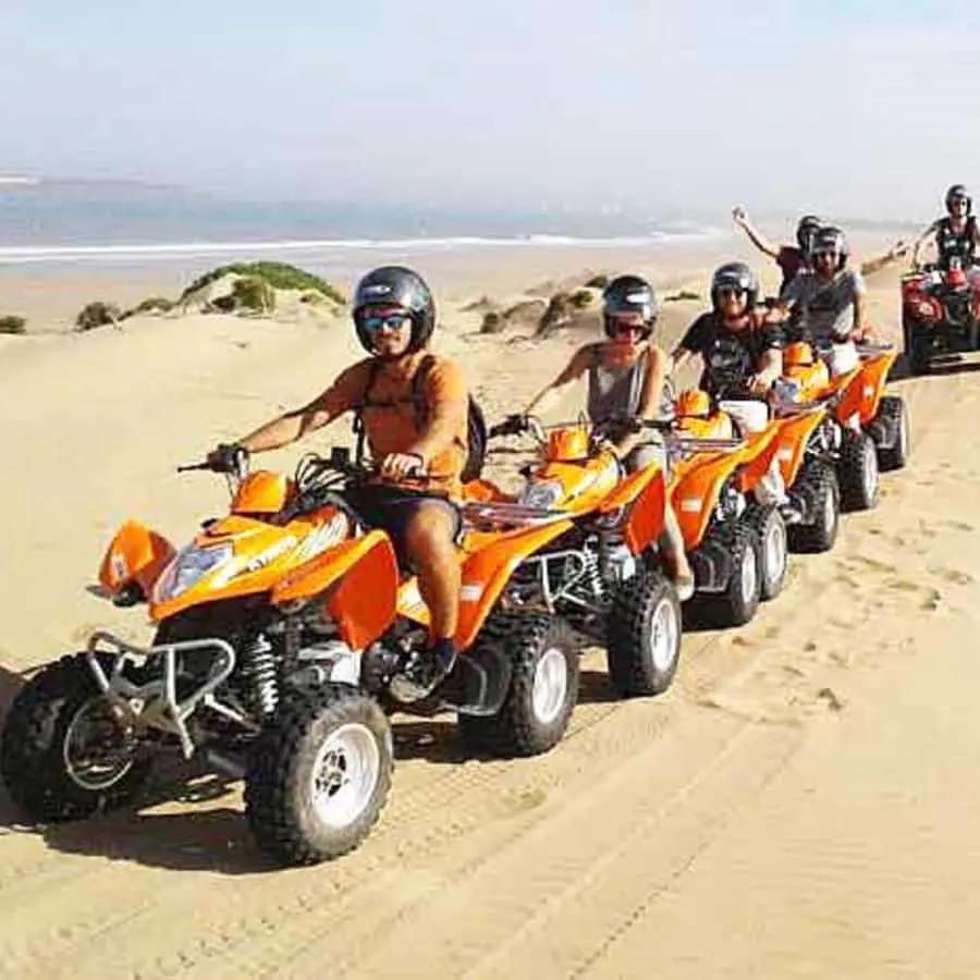 Agadir/Taghazout: ATV Quad Bike Desert Safari and Beach Tour