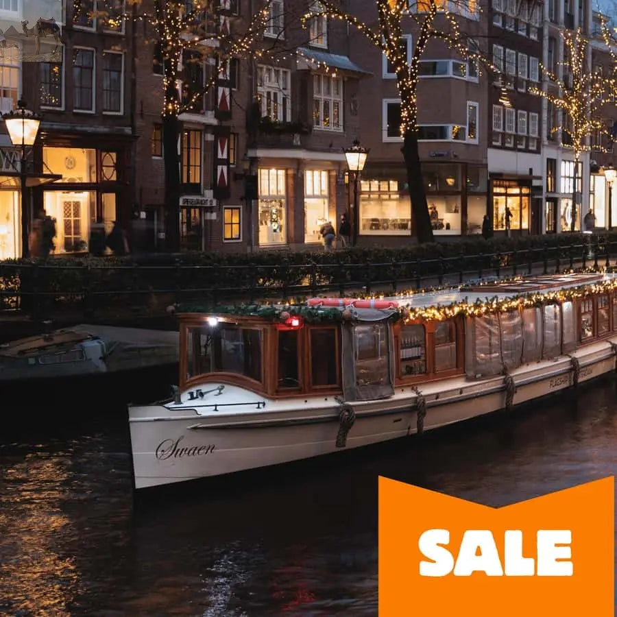 Amsterdam Luxury Canal Cruise with Unlimited Drinks & Bite 