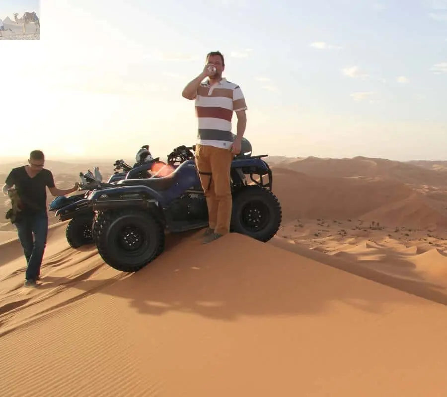 Doha ATV Quad Buggy Dune Bashing Camel Ride Sandboarding 