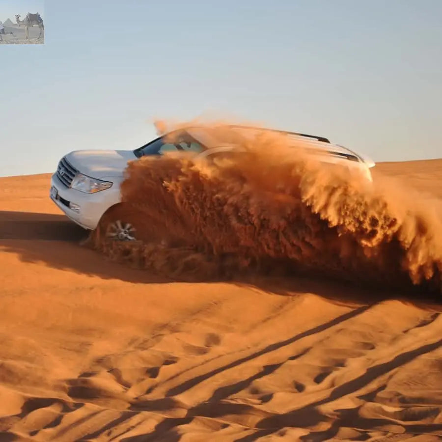 Doha ATV Quad Buggy Dune Bashing Camel Ride Sandboarding 
