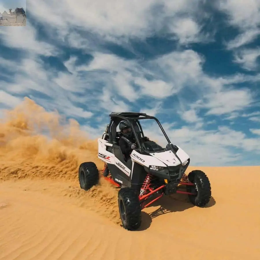 Doha ATV Quad Buggy Dune Bashing Camel Ride Sandboarding 