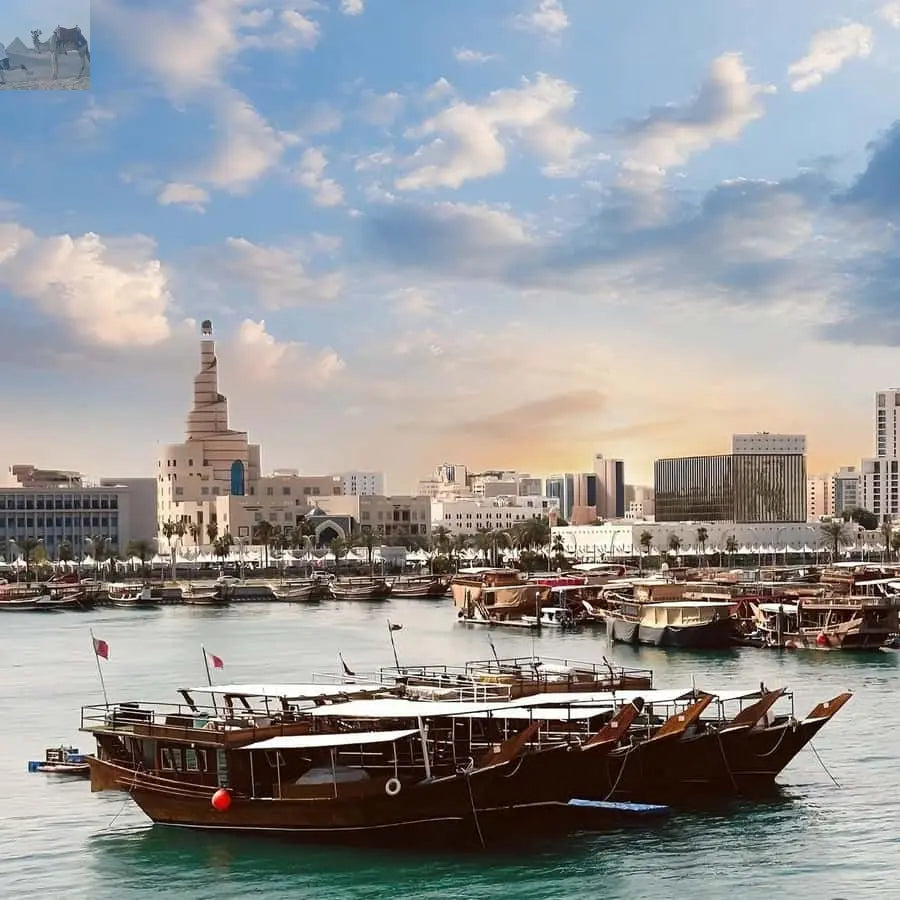 Doha Sunset Serenade Doha’s Skyline Traditional Dhow Cruise