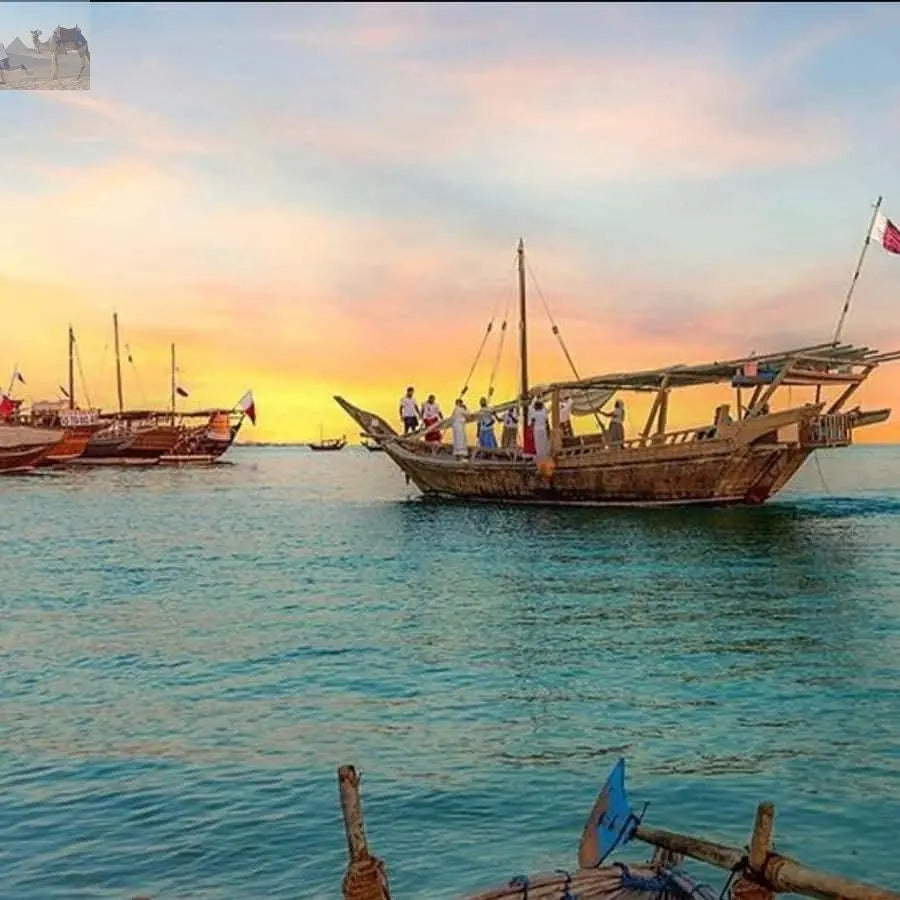 Doha Sunset Serenade Doha’s Skyline Traditional Dhow Cruise 