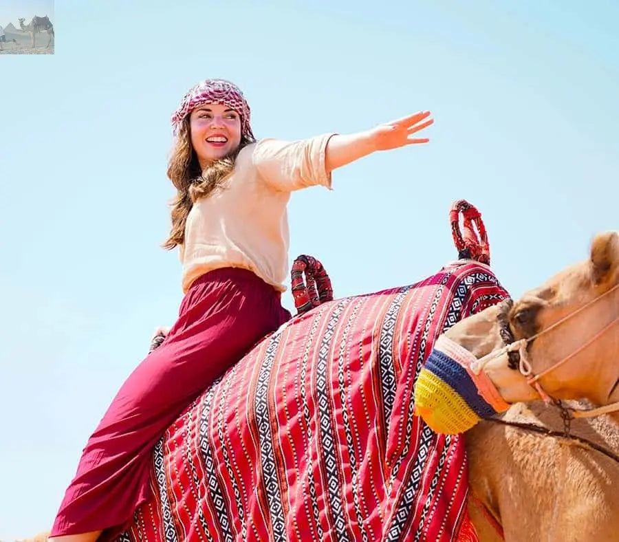 Dubai Desert Safari Camel Ride Sandboarding, Quad Bike 