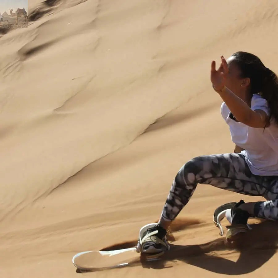 Dubai Desert Safari Camel Ride Sandboarding, Quad Bike 
