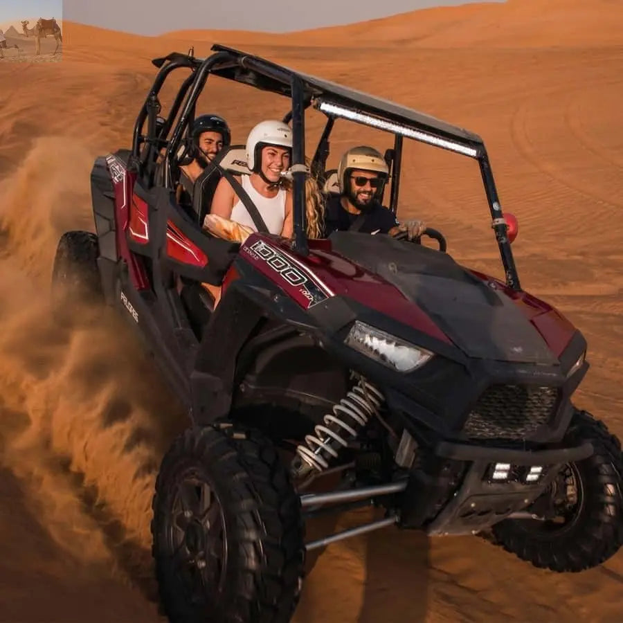 Dubai Half Day Desert Safari Camel Ride ATV Dune Buggy 
