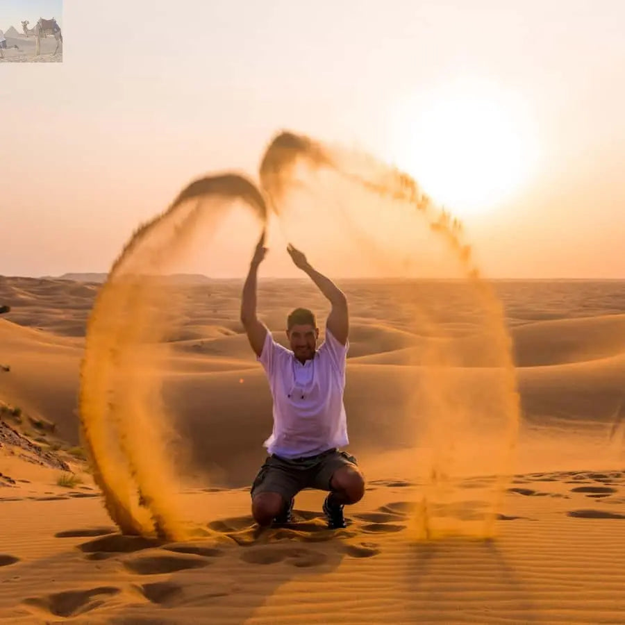 Dubai Half Day Desert Safari Camel Ride ATV Dune Buggy 
