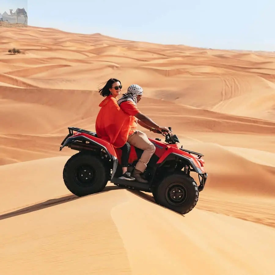 Dubai Half Day Desert Safari Camel Ride ATV Dune Buggy 