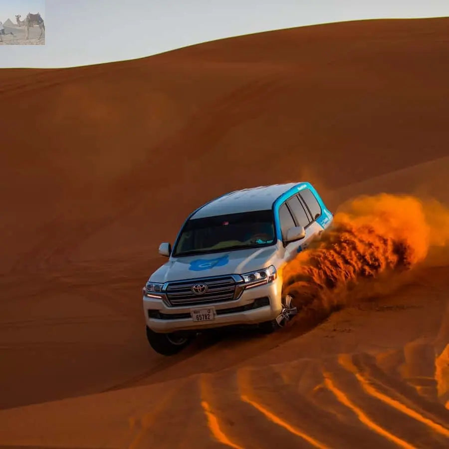 Dubai Half Day Desert Safari Camel Ride ATV Dune Buggy 