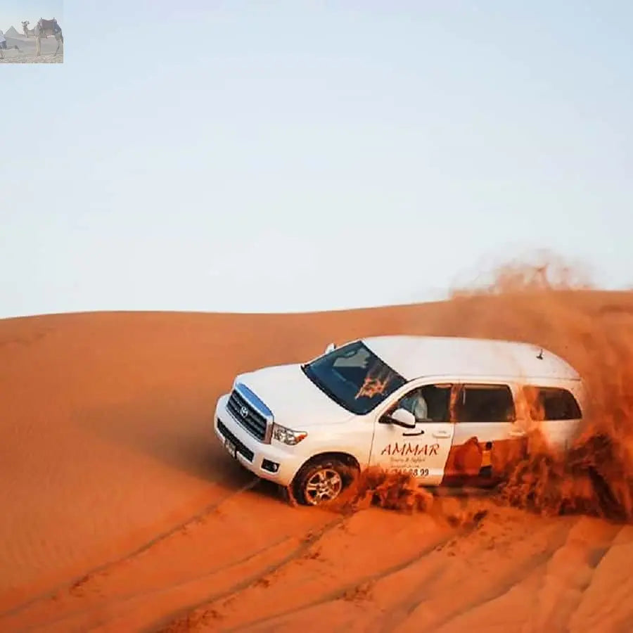 Dubai Red Dune Safari Quad Bike Camel Ride BBQ Dinner 