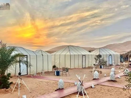 Erg Chebbi Merzouga Morocco luxury desert camp 