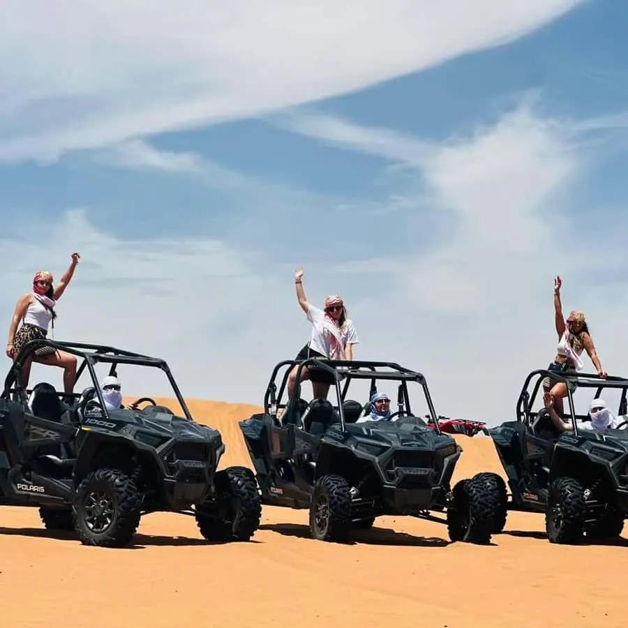 Experience the thrill of the Dubai Desert and its red dunes on an action-packed desert adventure