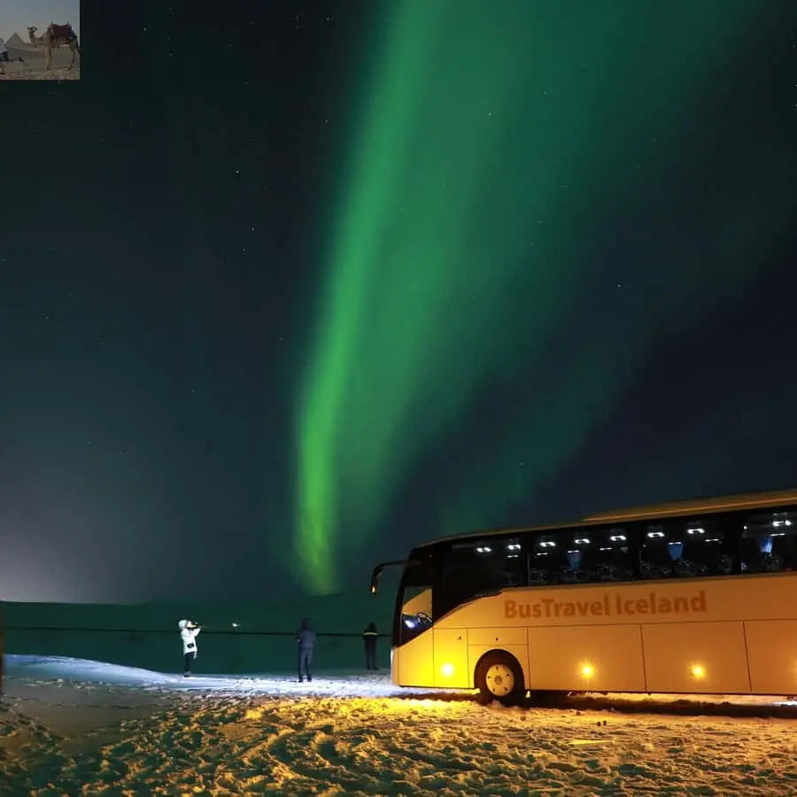 From Reykjavik Northern Lights Bus Tour with Hot Cocoa