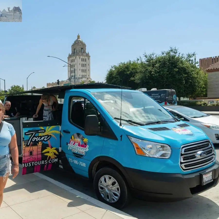 Hollywood, Beverly Hills & Celebrity Homes Open Air Bus 