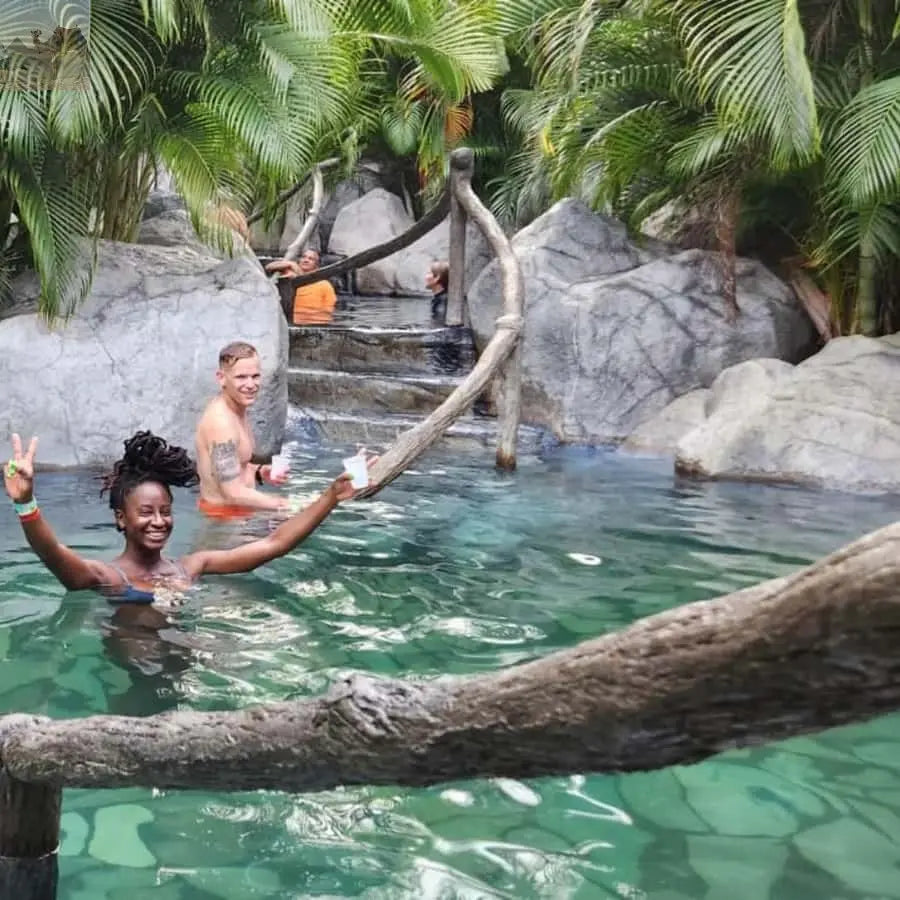 La Fortuna Waterfall Arenal Volcano and Hot Springs Tour