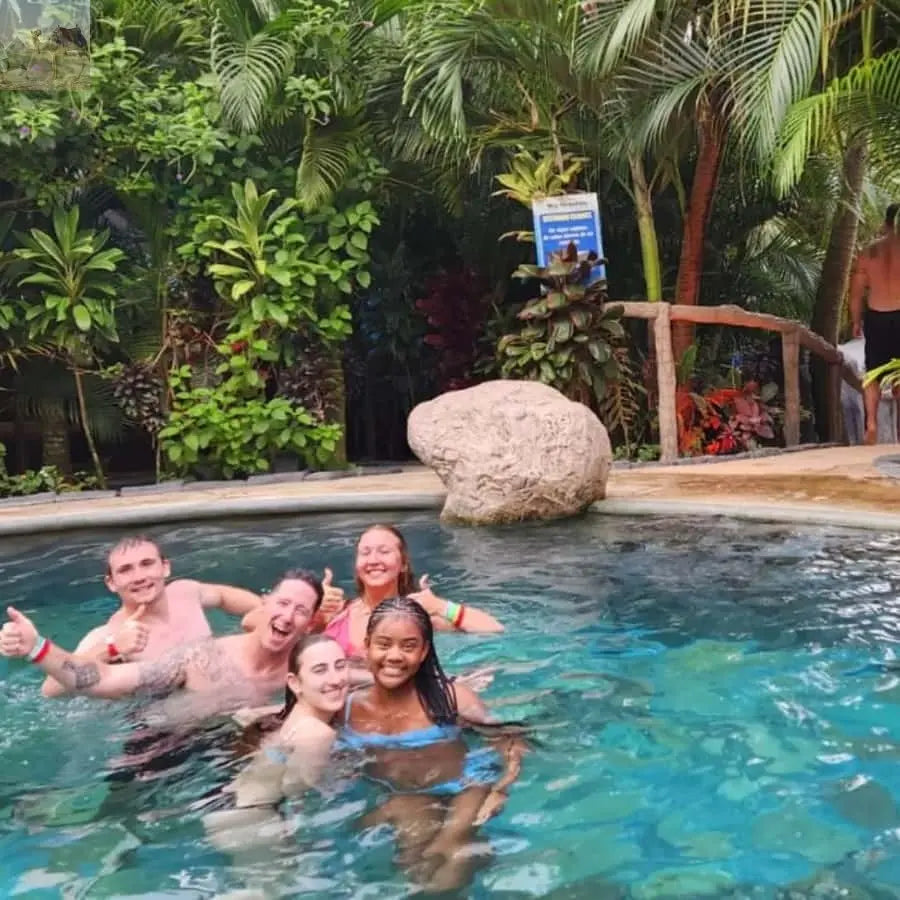 La Fortuna Waterfall Arenal Volcano and Hot Springs Tour 