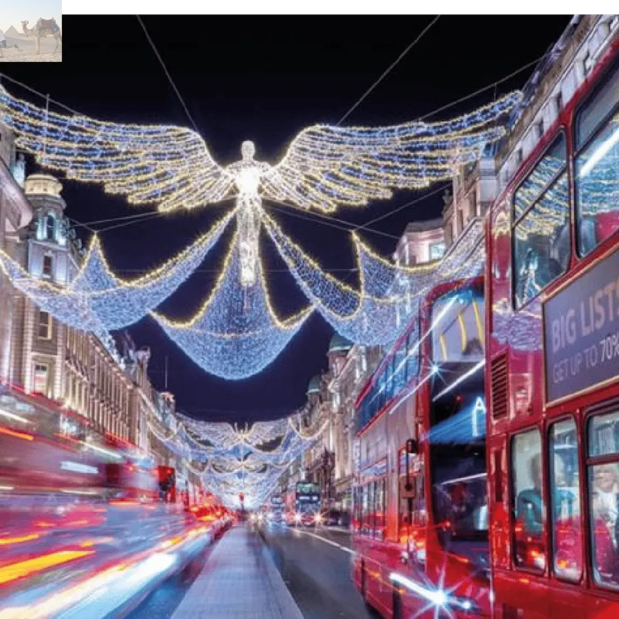 London Christmas Lights Bus Tour With Live Guide