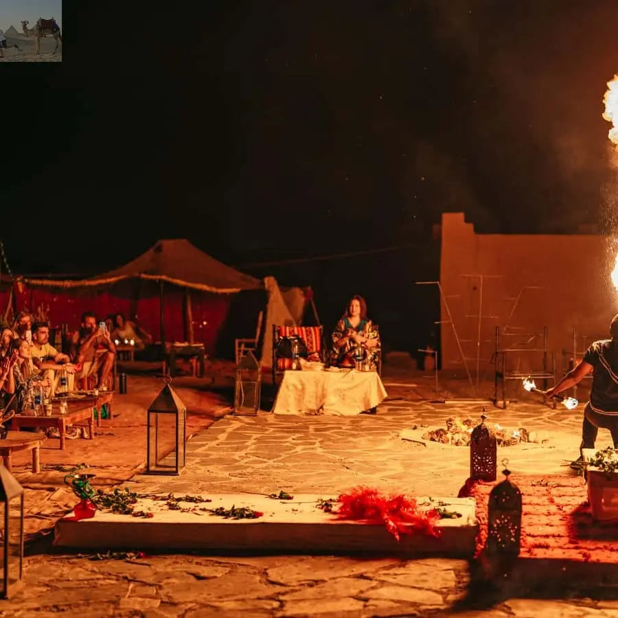 Marrakech Agafay Desert Magical Overnight with Dinner Show 