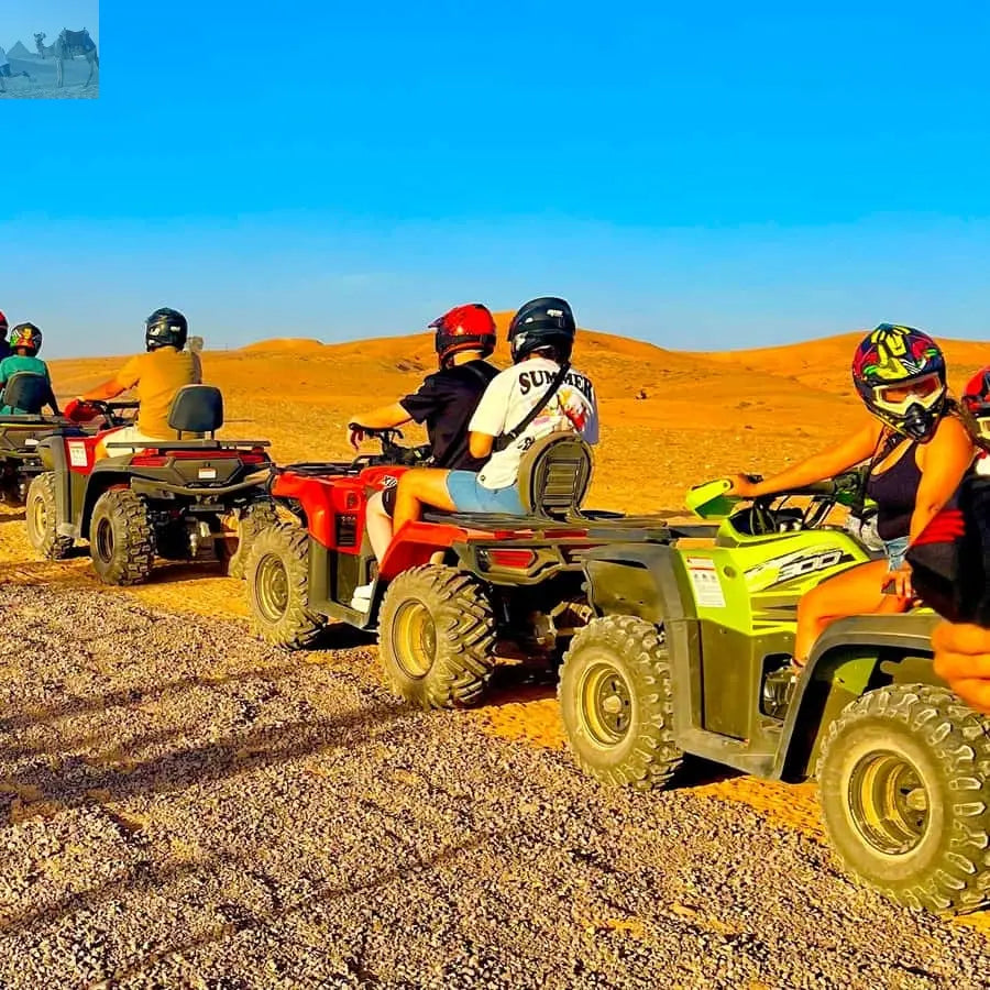  Agafay Desert Quad & Camel Rides with Dinner Show