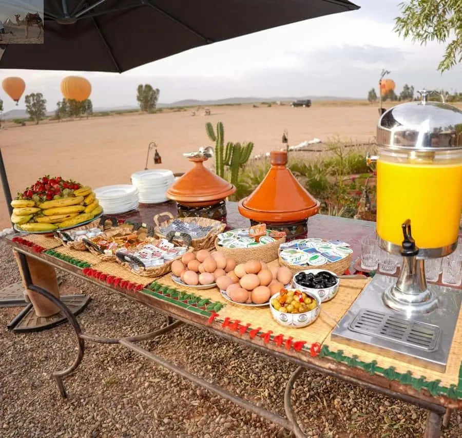 Marrakech Balloon Ride with Moroccan Breakfast Buffet 