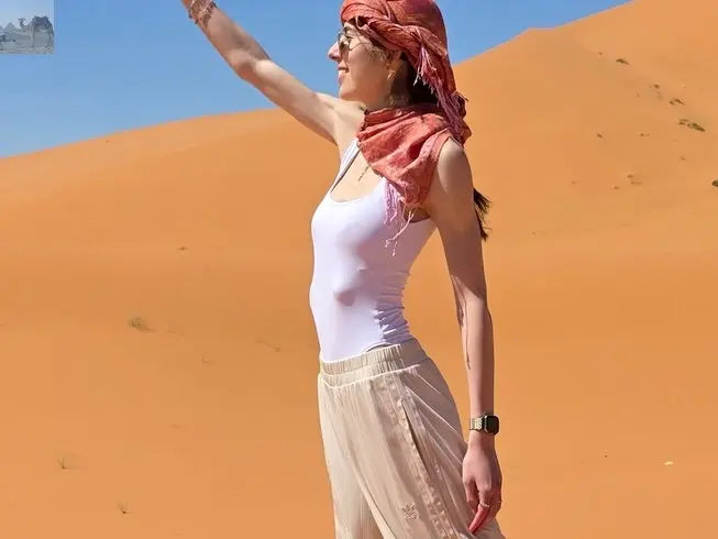 Merzouga Morocco Sahara desert yoga 