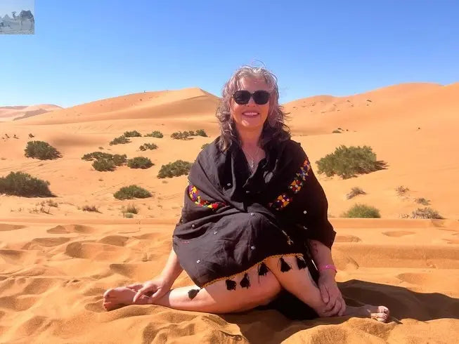 Merzouga Morocco Sahara desert yoga 