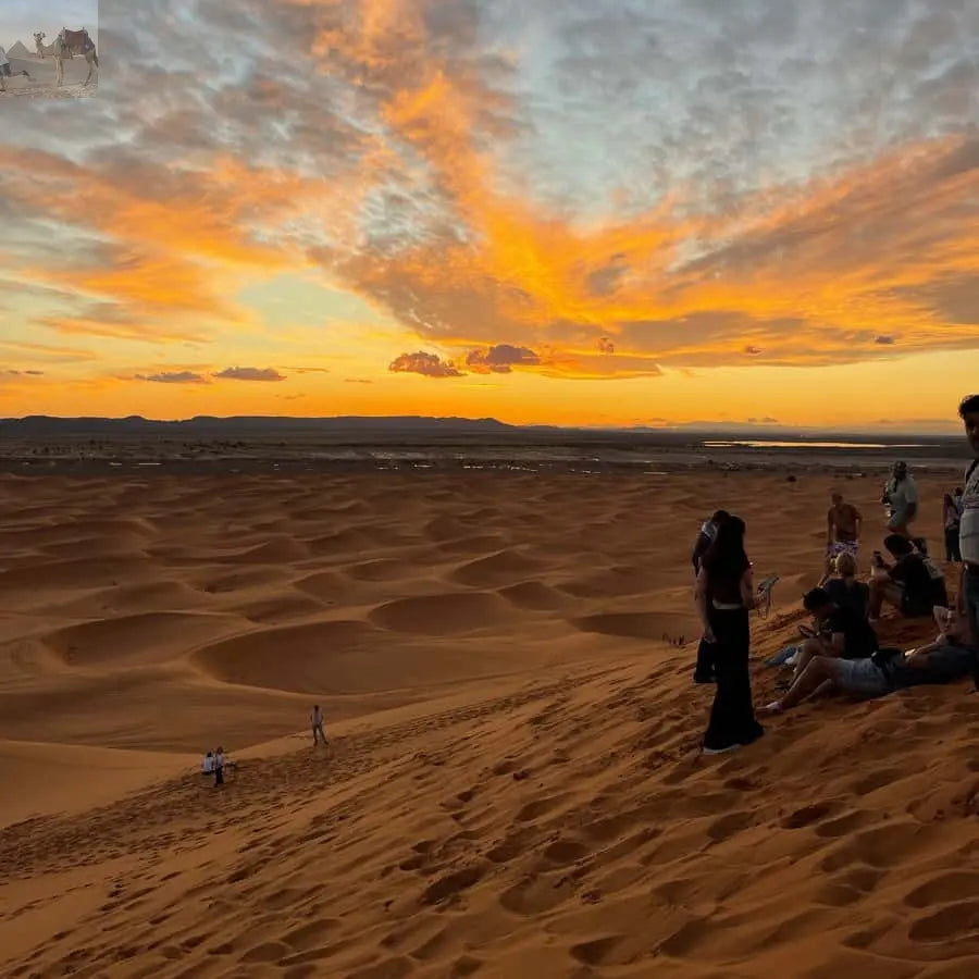 Merzouga Overnight in Luxury Camp with Camel Ride & Dinner 