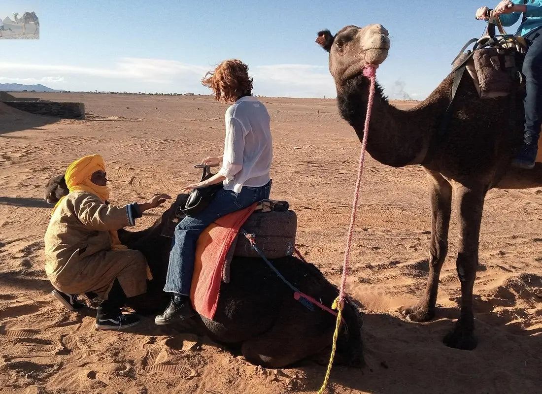 Merzouga camel trekking for sunset 