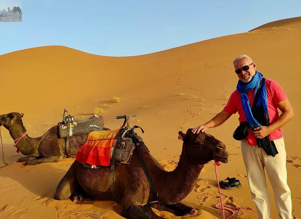 Merzouga camel trekking for sunset 