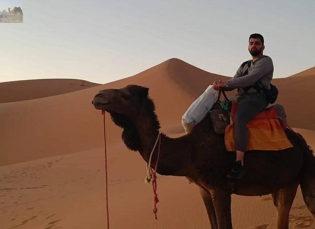 Merzouga camel trekking for sunset 