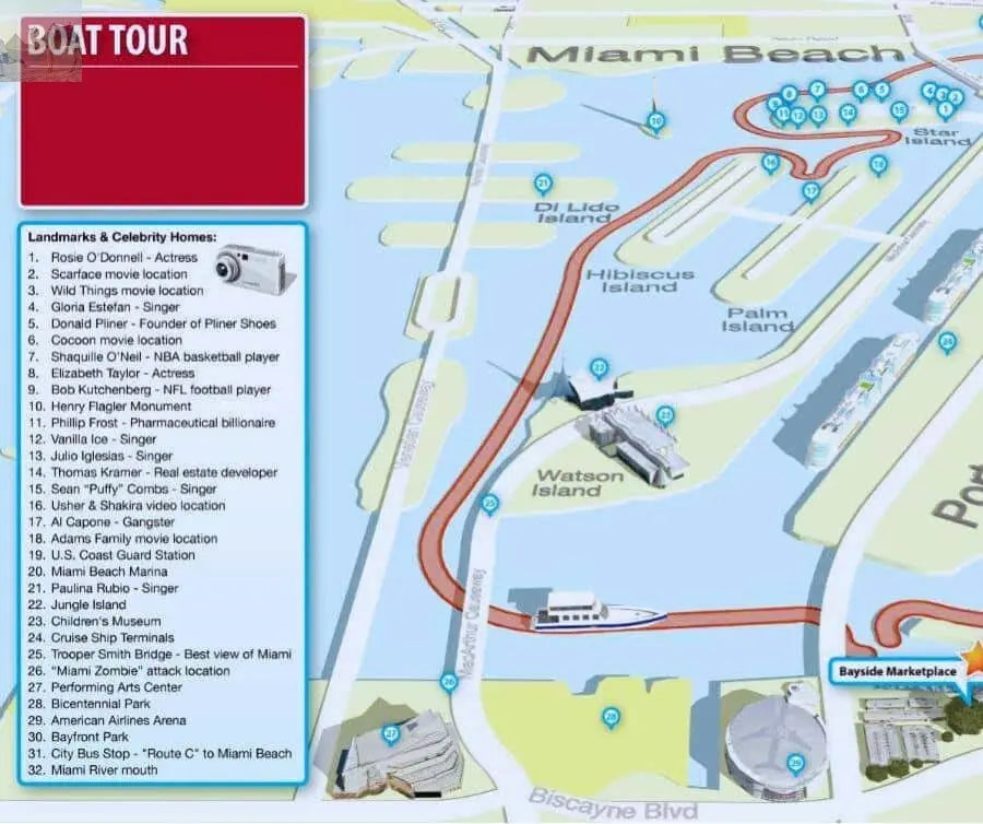 Miami Biscayne Bay Millionaire's Homes Sightseeing Cruise 