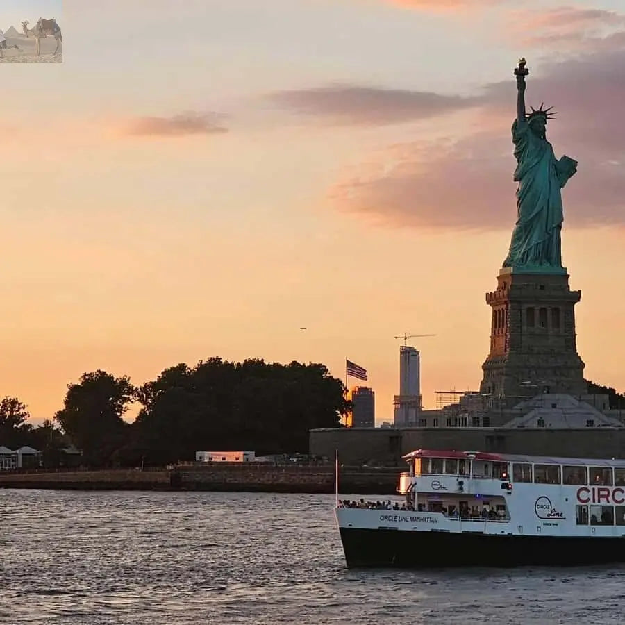 NYC Statue of Liberty Sunset Cruise Ticket 