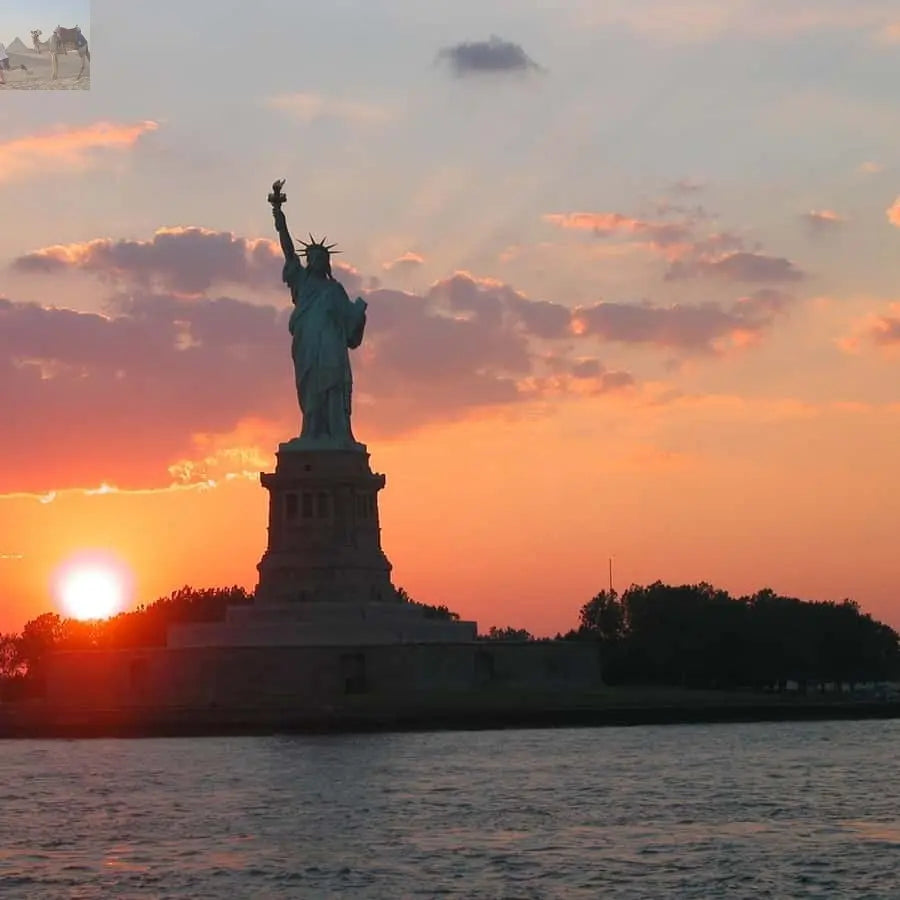 NYC Statue of Liberty Sunset Cruise Ticket 
