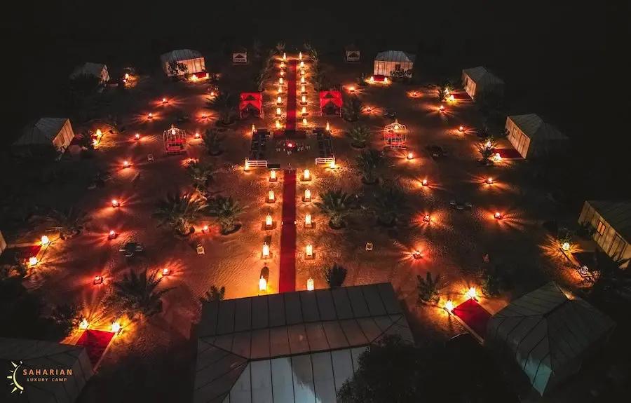 Night camp merzouga luxury desert camp 