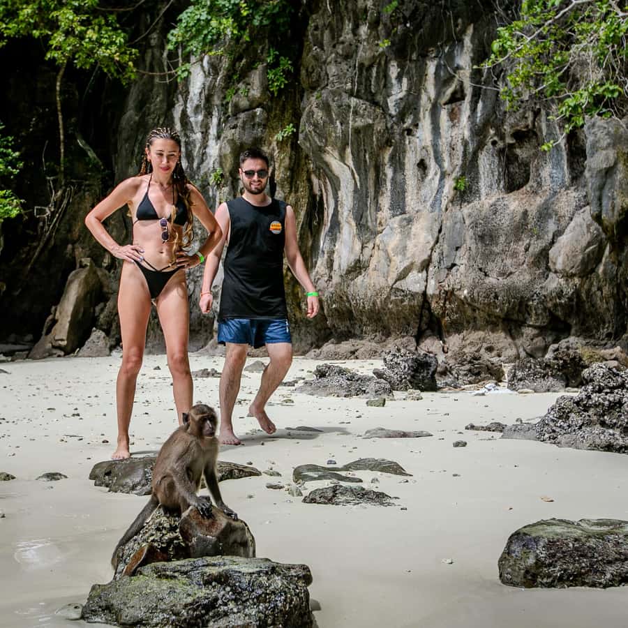 From Phi Phi Half Day Longtail Boat Tour with Snorkeling 