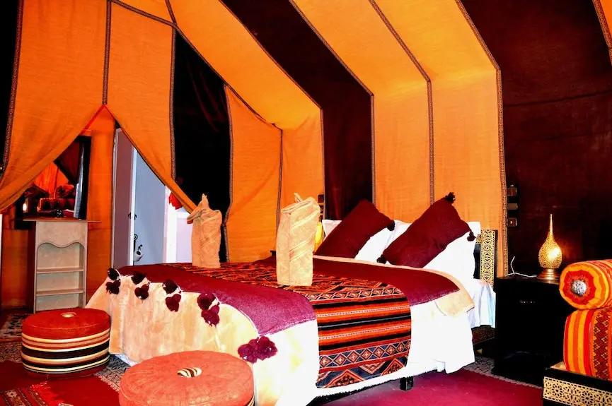Luxury desert camp Merzouga Morocco Booking hotels accommodation trip